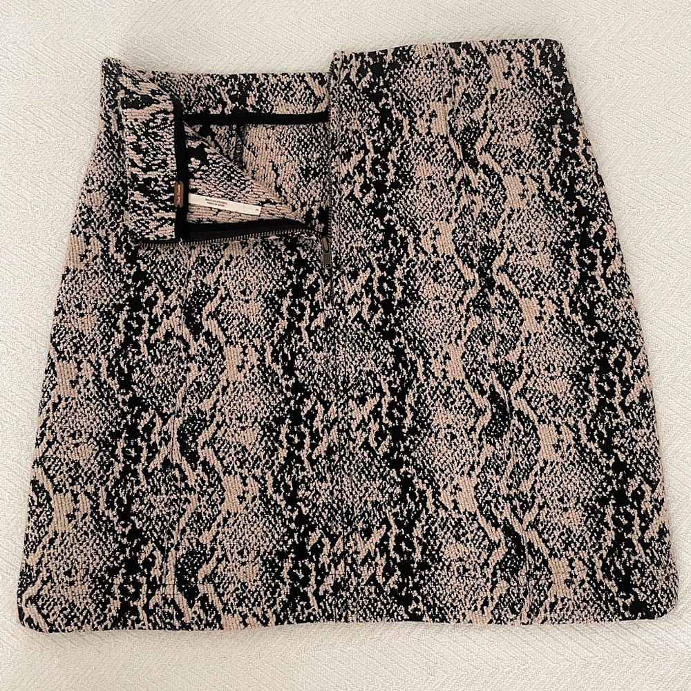Free People Fabric Skirt